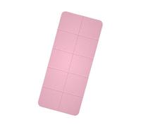 ZEPFJHE Tapete de ejercicio antideslizante con bolsa de transporte, tapete de entrenamiento ligero para mujeres y hombres, plegable, pilates