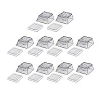 ZEPFJHE Teclados de alta transparencia, 500 millones de pruebas de prensa, escritura suave para juegos, mejora la retroiluminación 1U/teclas de transparencia