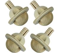 ZEPFJHE Tornillos de madera multiusos para proyectos de manualidades, textura de madera natural para entusiastas de las modelos, educativos