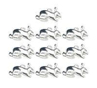 ZEPFJHE Unqiue - Juego de 10 colgantes de conejos para pulseras y collares, diseño de conejos