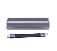 ZEPFJHE Velocidad Rápida NVME HDDS Recinto 20 Gbps USB C 3.2 Gen2x2 Aleación Aluminio Caso para 2242/2280 con Indicadores LED