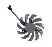 ZEPFJHE Ventilador de GPU de 4 pines DC12V T128010SU para tarjeta gráfica RX6700XT 6600XT, refrigeración eficiente, disipador de calor avanzado, refrigeración opcional para PC para juegos