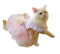 ZEPFJHE Vestido de princesa para perro, sin botones, vestidos de boda, ropa de cachorro, disfraz de perro, falda tutú para las cuatro estaciones, suministros para mascotas