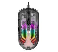 ZEPFJHE XYH10 - Ratón de juego con efecto de luz, ajuste de 6 velocidades, DPI USB, silencio, ratón de oficina