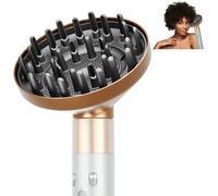 ZEPHBLOW Accesorio difusor de pelo para Dyson Airwrap, boquilla difusora mejorada compatible con Airwrap Styler, accesorio definidor de rizos para cabello ondulado y rizado, dorado