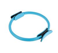 Zephylix Anillo de pilates para fitness, 38 cm, anillo de yoga, círculo mágico con asas acolchadas dobles para tonificar brazos, muslos, piernas y núcleo, azul