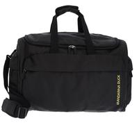 Mandarina Duck Zephyr Bolsa de fin de semana negro, fibra sintética, 55 x 33 x 30cm