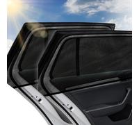 Zephyra 2 Piezas Parasoles para Coche, Protección UV y Anti-Mosquitos, Accesorios Universales para Automóvil, Protege a Niños y Mascotas, Red Opaca, Apto para Ventanas Traseras