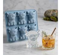 ZephyrCraft Highland Cow - Cubitera de silicona