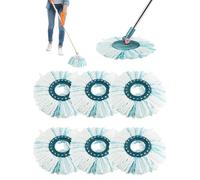 ZephyrCraft Juego de 6 cabezales de repuesto para mopa Leifheit Clean Twist Disc