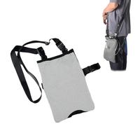 ZEPIQOR 1 pcs Colector urinario, para Bolsa de Drenaje de Orina, Cubierta de Bolsa de Catéter Oculta de con Correa Ajustable Y Ranura Invisible Cubierta de Bolsa gris