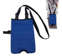 ZEPIQOR 1 pcs Colector urinario, para Bolsa de Drenaje de Orina, Cubierta de Bolsa de Catéter Oculta de con Correa Ajustable Y Ranura Invisible Cubierta de Bolsa Azul