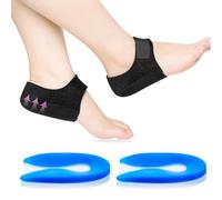 ZEPIQOR 2 Par taloneras para espolon, taloneras silicona, plantillas del talón, almohadillas para talón, taloneras silicona fascitis plantar, protector talon zapato(S)