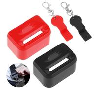 ZEPIQOR 2 sillas de auto fijas con trabas para cinturones de seguridad para niños evitan que los niños se desabrochen los cinturones de seguridad mientras conducen