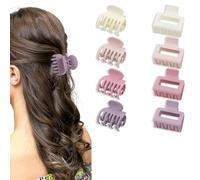 ZEPIQOR 8 Piezas de Pinzas Grandes Para el Pelo, Antideslizantes, Para Cabello Grueso, Accesorios Para Peinados Para Mujeres y Niñas, pinzas pelo mujer, pinza pelo, pinzas pelo