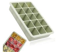 ZEPIQOR Bandejas de Cubitos de Hielo, 1 Piezas 1 Cubos Silicona Moldes Cuadrados Grandes de 3,5cm cubiteras para hielo grande cubiteras para hielo para Cócteles, Whisky, Vino, Puré de Frutas