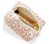 ZEPIQOR Neceser de cosméticos, neceser de maquillaje, bolsa de viaje, bolsa de lavado, bolsa de aseo, bolsa de aseo, bolsa de maquillaje, bolsa de cosméticos multifuncional, juego para mujeres y niñas