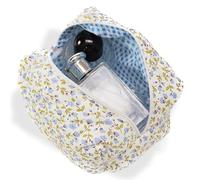 ZEPIQOR Neceser de Mujer con Cremallera - Neceser de Viaje Organizador de Maquillaje - Bolsa de Viaje Azul