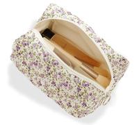 ZEPIQOR Neceser de Mujer Neceser de Viaje con Cremallera Organizador de Cosméticos Estuche de Viaje Bolsa de Maquillaje Morado