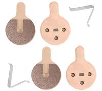 ZEPIQOR Pastillas de freno patinete electrico, 2 Pares Pastillas de Freno de Sinterizado para Hitway H5 Patinete, para KUGOO G2 Pro Scooter - Accesorios patinete electrico