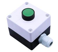 Zepnue Interruptor momentáneo de botón de salida, ABS, resistente a la intemperie, para abridores automáticos de puerta, abridor exterior de un botón