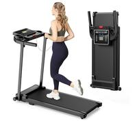 Zeporix Cinta de Correr Plegable Andar - Caminadora Electrica para Casa con Pantalla LED Treadmill for Home 3 en 1 Walking Pad Compact Portable Under Desk Running para el hogar y la Oficina 100KG