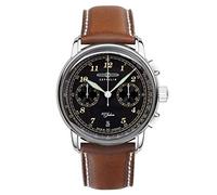 Zeppelin 100 Jahre ed.2 Reloj para Hombre Analógico de Cuarzo con Brazalete de Piel de Vaca 7674-3