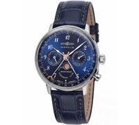 Zeppelin Reloj para mujer 7037-3 Analógico de cuarzo con brazalete de piel de vaca