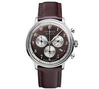 Zeppelin 70865 - Reloj analógico de Cuarzo para Hombre con Correa de Piel, Color marrón