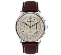 Zeppelin lz126 los Angeles Reloj para Hombre Analógico de Cuarzo con Brazalete de Piel de Vaca 7614-5