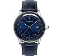 Zeppelin 7668-3 Los Angeles LZ126 Automatico GMT Reloj Hombre 43mm 5ATM