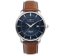 Zeppelin 8442-3 Atlantic GMT Reloj Hombre 40mm 5ATM