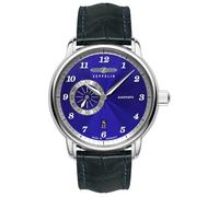 Zeppelin 8604-3 Reloj de hombre automático esfera azul correa de cuero fabricado en Alemania