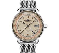 Zeppelin Analógico Modelo 7668M-5 Los Angeles LZ126 Automatic GMT 43mm 5ATM. Marca