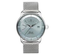 Zeppelin Atlantic Power Reserve 8462 - Reloj automático para Hombre, Azul Hielo/Correa de Metal, Pulsera