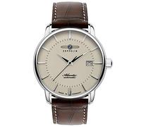 Zeppelin Atlantic Reloj para Hombre Analógico de Automático con Brazalete de Piel de Vaca 8452-5