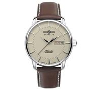 Zeppelin Atlantic Reloj para Hombre Analógico de Automático con Brazalete de Piel de Vaca 8466-5