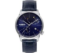 Zeppelin 7366-3 - Reloj para Hombres, Correa de Cuero Color Azul Oscuro