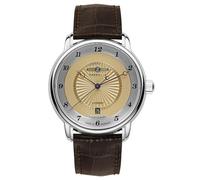 Zeppelin Friedrichshafen 8556-5 - Reloj automático para hombre con correa de piel marrón, Correa