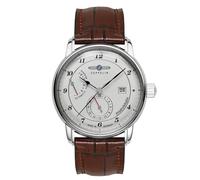 Zeppelin Friedrichshafen 8590-1 - Reloj de pulsera para hombre con correa de piel, fecha de reserva automática, Correa