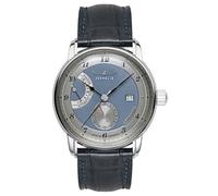 Zeppelin Friedrichshafen - Reloj de pulsera para hombre con correa de piel, fecha de reserva de energía automática, fecha 8590-3, Correa