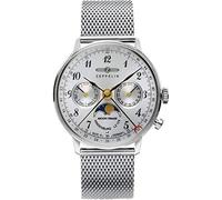 Zeppelin hindenburgh Reloj para Mujer Analógico de Cuarzo con Brazalete de Acero Inoxidable 7037M-1