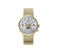 Zeppelin lz129 Hindenburg Reloj para Mujer Analógico de Cuarzo con Brazalete de Acero Inoxidable 7039M-1