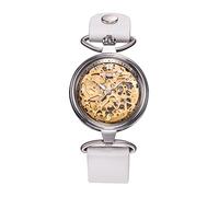 Zeppelin Princess - Reloj analógico de mujer automático con correa de piel blanca