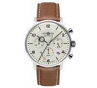 Zeppelin Reloj de Hombre Solar Cronógrafo LZ129 Hindenburg Braun 8086-5 _ N