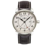 POINT tec Zeppelin Reloj GMT 7642-5 LZ127 Hombre 42 mm 5 ATM Esfera Beige