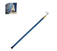 ZeptiHOM Herramienta telescópica de aluminio para barco, accesorio de hardware para barco con poste de extensión para acoplar, rescatar, empujar, tirar, navegar (azul, 600 cm)