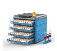 ZeptiHOM Incubadora de huevos 256/500, máquina incubadora de aves de corral con pantalla de humedad, vela de huevos, girador automático de huevos, reposición automática de agua, ventilación de aire