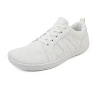 ZEPYFXIT Zapatillas Minimalistas Mujer Calzado Barefoot Hombre Ligeros Transpirables Flexibles Descalzo Deportivas de Exterior Zapatos para Correr Fitness(Blanco 8815,37 EU)