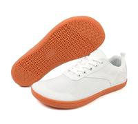 ZEPYFXIT Zapatillas Minimalistas Mujer Calzado Barefoot Hombre Ligeros Transpirables Flexibles Descalzo Deportivas de Exterior Zapatos para Correr Fitness(Blanco 8814,45 EU)